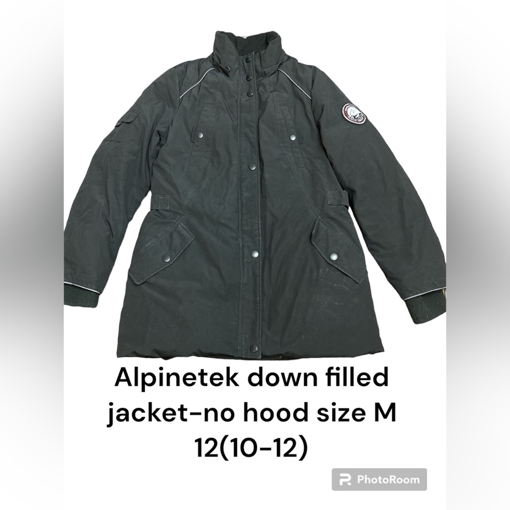 Alpinetek down filled winter jacket size M- No Hood